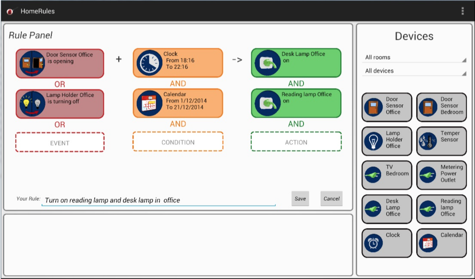 HomeRules Android app